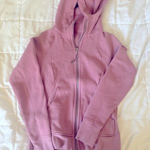 Lulu Lemon pink Scuba Hoodie